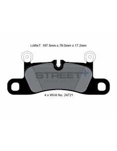 Pastillas Pagid Street+ Volkswagen Touareg 7P traseras