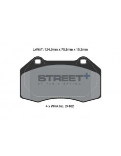 Pastillas Pagid Street+ Alpine A110 delanteras