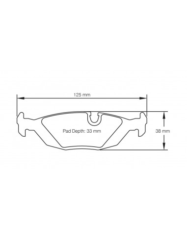 Pastillas Pagid Racing RSL19 BMW Serie 6 E24 traseras (Tipo 1)