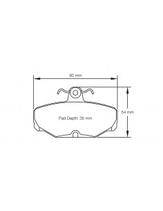 Pastillas Pagid Racing RS14 Ginetta G40 traseras