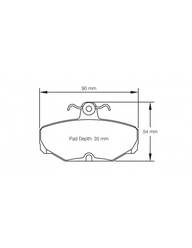 Pastillas Pagid Racing RS42 Caterham Super Seven traseras