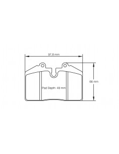 Pastillas Pagid Racing RS42 Ferrari 456 GT/GTA 5.5 delanteras/traseras