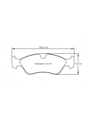 Pastillas Pagid Racing RS42 Opel Omega A delanteras (Pinza Ate)