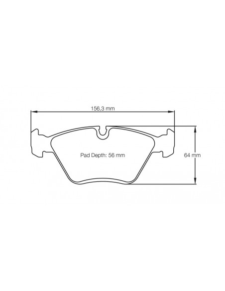 Pastillas Pagid Racing RSL29 BMW Serie 5 E39 delanteras (Tipo 2)