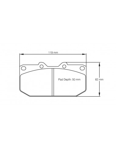 Pastillas Pagid Racing RSL29 Nissan 200SX S14 delanteras