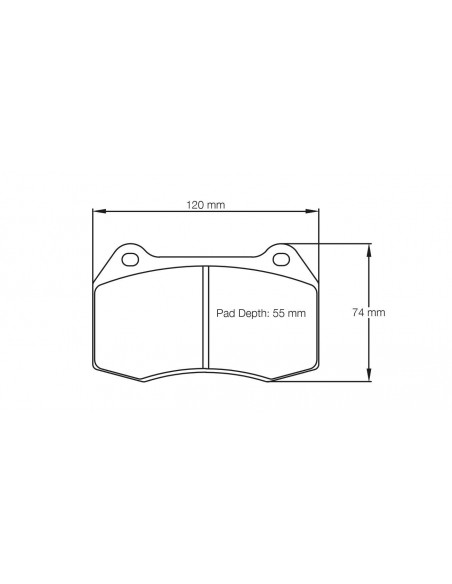 Pastillas Pagid Racing RSL29 Maserati Quattroporte V 04-08 delanteras