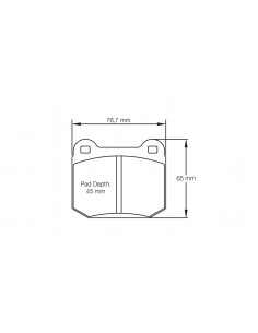 Pastillas Pagid Racing RSL29 Subaru Impreza GD/GG WRX STI traseras