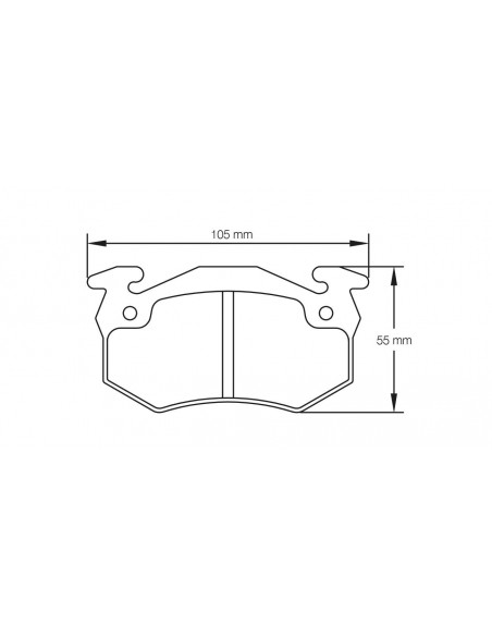 Pastillas Pagid Racing RS42 Renault 19 traseras