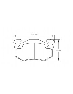 Pastillas Pagid Racing RS42 Renault 9 1.4 Turbo traseras