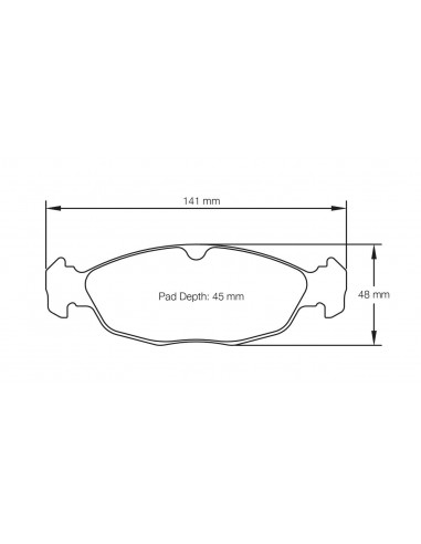 Pastillas Pagid Racing RS42 Peugeot 306 delanteras (Pinza Ate)