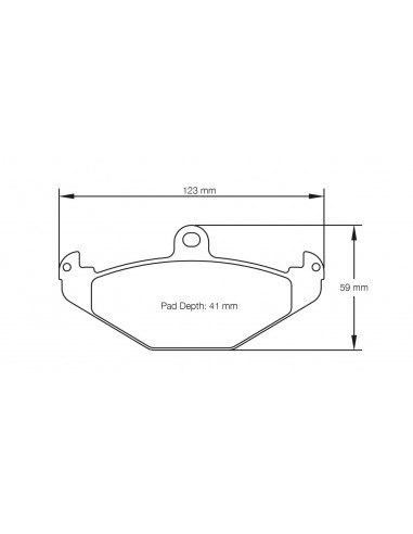 Pastillas Pagid Racing RS42 Renault 21 traseras (Pinza Brembo)