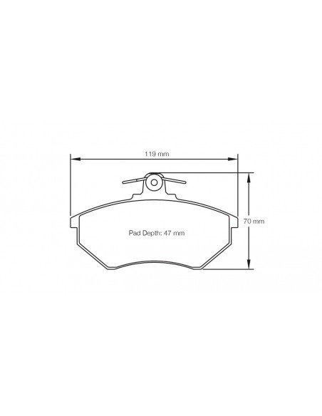 Pastillas Pagid Racing RS14 Audi Cabrio 1.8 20V 97-98 delanteras