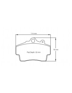 Pastillas Pagid Racing RSL29 Porsche Boxster 987 2.7/2.9 delanteras
