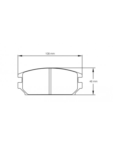 Pastillas Pagid Racing RS42 Mitsubishi Lancer Evo IV traseras