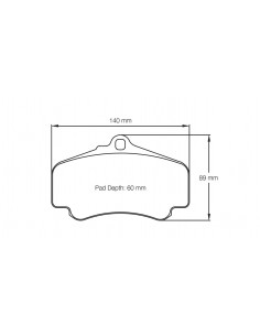 Pastillas Pagid Racing RSL29 Porsche 911 997 3.8 Carrera S/4S/GTS/4 GTS delanteras