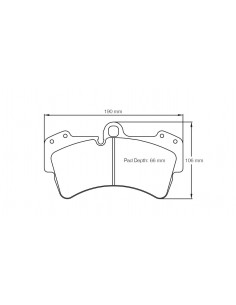 Pastillas Pagid Racing RSL29 Audi Q7 4L delanteras (Tipo 4)