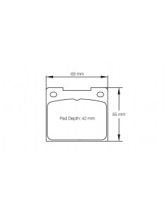 Pastillas Pagid Racing RSL29 Cupra Leon TCR traseras