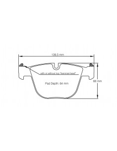 Pastillas Pagid Racing RSL29 BMW Serie 3 E90/E91/E92/E93 delanteras (Tipo 4)