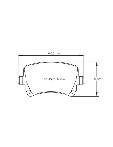 Pastillas Pagid Racing RSL19 Volkswagen Touran 1T traseras (Pinza TRW)