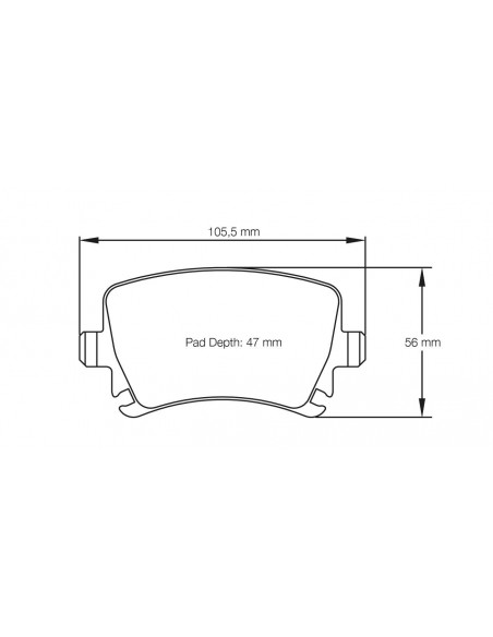 Pastillas Pagid Racing RSL19 Volkswagen Touran 1T traseras (Pinza TRW)