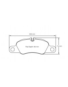 Pastillas Pagid Racing RSL29 Porsche 718 Boxster 2.0 982 delanteras
