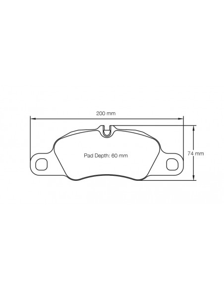 Pastillas Pagid Racing RSL29 Porsche 911 991 3.4 Carrera/4 delanteras