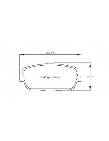 Pastillas Pagid Racing RS44 Fiat 124 Spider 16- traseras