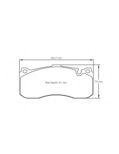 Pastillas Pagid Racing RSL29 BMW Serie 1 E82/E88 135i/M Coupé delanteras (Pinza Brembo)