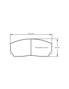 Pastillas Pagid Racing RST3 KTM X-Bow GT2/GTX traseras