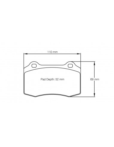 Pastillas Pagid Racing RSL1 Volvo V70 R 03- traseras