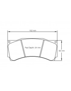 Pastillas Pagid Racing RSL2E Seat Leon Mk2 Supercopa delanteras (Tipo 2)