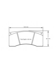 Pastillas Pagid Racing RST1 Citroen C3 R5 18- delanteras/traseras