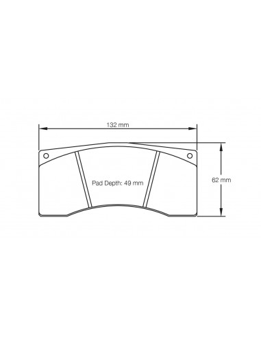 Pastillas Pagid Racing RST5E Aston Martin Vantage AMR GT4 traseras