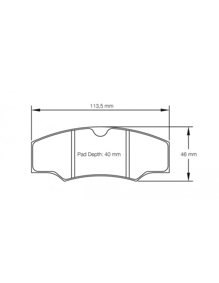 Pastillas Pagid Racing RST4 1749 Alcon/AP Racing