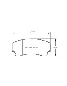 Pastillas Pagid Racing RST3 2127 Alcon/AP Racing