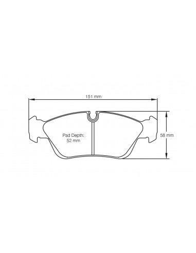 Pastillas Pagid Racing RST3 BMW Z4 E85 delanteras