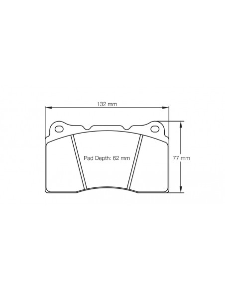 Pastillas Pagid Racing RSL1 Alfa Romeo Spider (939) delanteras (Pinza Brembo)