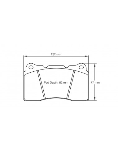 Pastillas Pagid Racing RST5E Maserati Quattroporte V 04-08 delanteras (Vehiculo blindado)