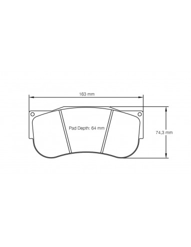 Pastillas Pagid Racing RSL1E Mercedes-Benz AMG GT3/GT4 delanteras