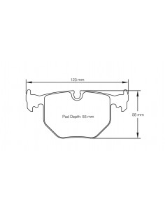 Pastillas Pagid Racing RSL1 BMW Serie 8 E31 traseras