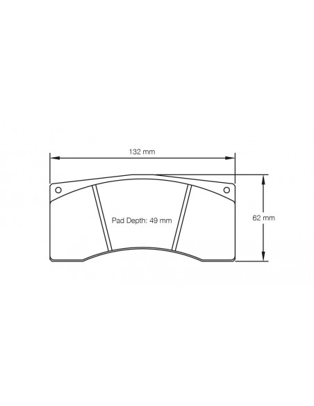 Pastillas Pagid Racing RSLD1 BMW M8 GTE traseras